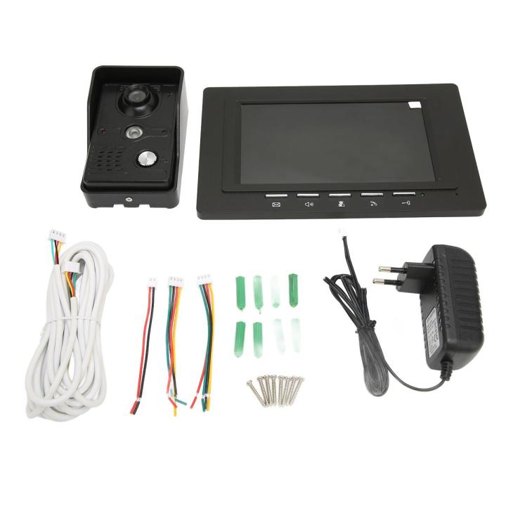 Doorbell Security Camera, Video Door Phone Doorbell 7 Inch Aluminum ...