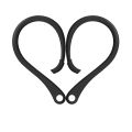 1 Pair Anti-lost Earhooks Ear Hook Holder for AirPods Pro Bluetooth Earphone.