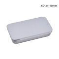 1PC Mini Iron Box Slide Cover Storage Box Wedding Portable Tin Boxes Container Huiye.