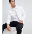 winter white denim jacket for men. 