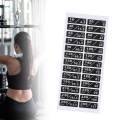 Weight Stack Labels Weight Number Stickers for Strength Training Indoor Gym Resistance Trainers.