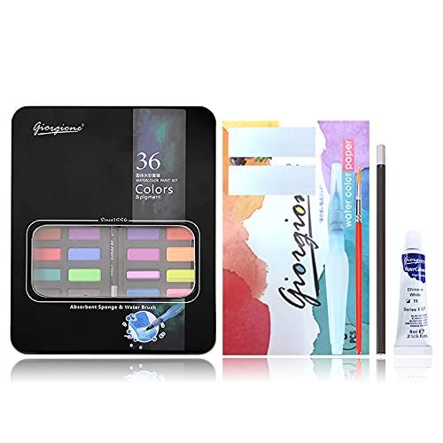 Giorgione® Classic 36 Solid Watercolor Paints Set