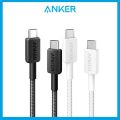 Anker 322 USB-C to USB-C 60W Nylon Braided Cable.