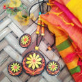 Wooden Hand Painted Handicraft Jewelry. 