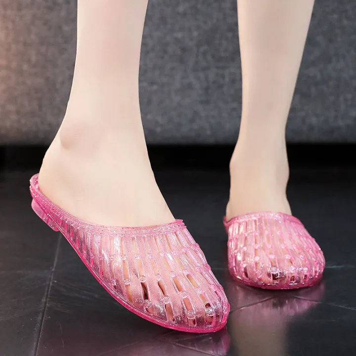 Women's%20wild%20slippers%20indoor%20bathing%20at%20home,%20non-slip%20and%20anti-odor%20jelly,%20transparent%20plastic%20crystal%20sandals,%20beach%20beach%20summer%20-%20Image%208