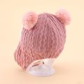 1pc Fur Ball Bear Baby Ear Protection Thorn Hat. 