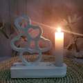Home Decor Mold 3D Heart Candle Mold High-quality Design DIY Mold Handmade Craft Silicone Candle Mold Decorative Plaster Heart-shaped Silicone Love Candlestick Mold for Crafting Enthusiasts Romantic Decorations Candle Making Gift Creation Artistic Home.