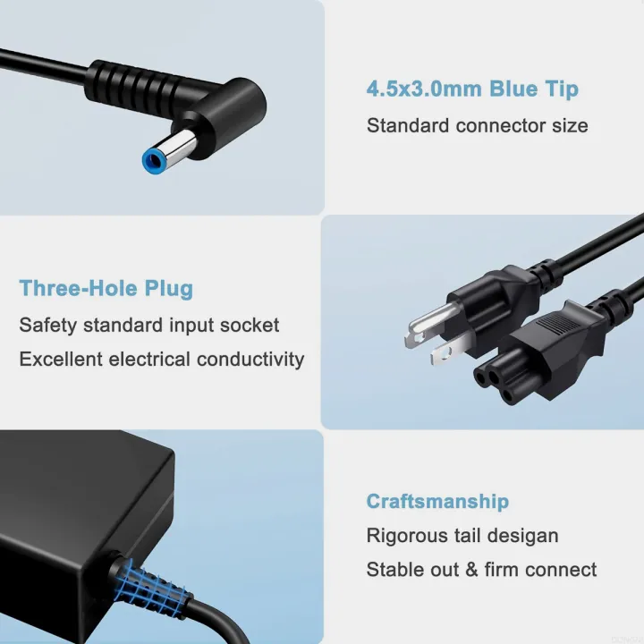 Hp%20Pavilion%20Blue%20Pin%20Laptop%20Charger%2019.5v%203.33a%2065w%20Charger%20Adapter%20-%20Image%202