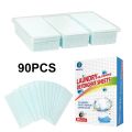 90 Sheets Laundry Detergent Natural Laundry Tablets Home Cleaning Products Supplies Wash Paper Sheets Total Washing Machine. 