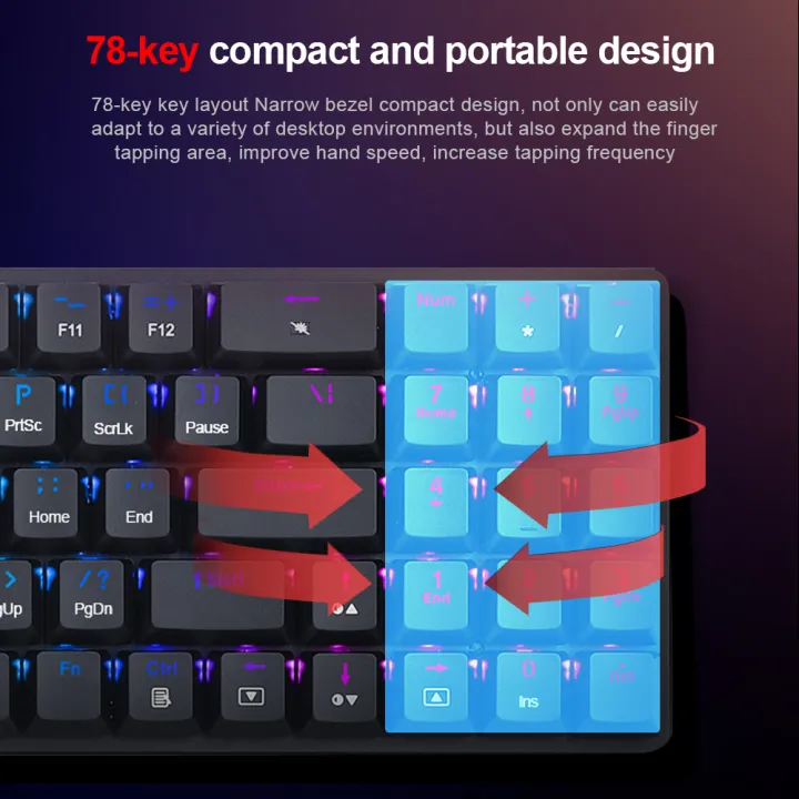 Top%20Pro%20K626P-KBS%20RGB%20Super%20slim%20Mechanical%20Gaming%20Keyboard%20USB%20Support%20Bluetooth%20wireless%202.4G%2078%20Keys%20for%20Compute%20-%20Image%203