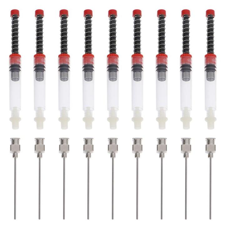 9 PCS Fountain Pen Spring Ink Auxiliary Absorber Syringe Tool for Ink Converter or Cartridges Moonman Hongdian Pens