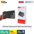 Tranyoo F25 Wireless Power Bank 10000mAh PD 20W QC 3.0 Super Fast Charging MagSafe Strong Magnetic Attraction 15W Wireless Automatic Sensing With Stand For iPhone Samsung Galaxy Google Universal Compatibility Powerbank. 