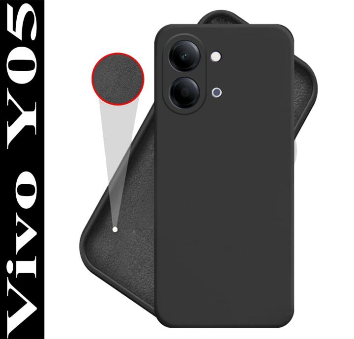 For Vivo Y05 / Vivo Y11D Heavy Strong Liquid Silicone Phone Case Luxury Soft Flexible Premium Shockproof Camera Bumper Protective Stylish Silicone Phone Cover For Vivo Y05 / Vivo Y11D Back Cover (By Quiet Case)