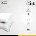 Fiber Head Pillow, Cotton Fabric, White (18"x24"), 1 Pcs.