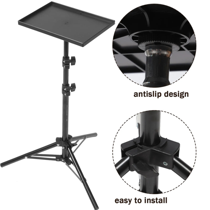Projector%20Tray%20Stand%20Lift%20Telescopic%20Rod%20Live%20Broadcast%20Tripod%20-%20Image%203