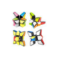 KC Fidget Spinner 1X3X3 Speed Cube 2 in 1 Stickerless Brain Teasers Magic Puzzle Spinning Top Cube Stress Relief Toys Kids Adults. 