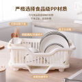 Factory direct kitchen plastic dish rack household shelf with tray water filter rack to put dishes and dish storage rack. 
