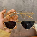 Cat Eye Sunglasses Luxury Brand Design Women Metal Triangle Sun glasses Fashion Lady Shades UV400 Eyewear oculos gafas de sol PCardiaCP. 