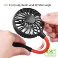 Neck Fan Portable Face USB Hands-Free Mini Wearable Sports Handheld Cooling Small New Fans.