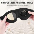 Ultimate Sleep Comfort Combo | 3D Blackout Sleep Eye Mask for Side Sleepers + Reusable Noise-Reducing Silicone Earplugs | Travel & Home Sleep Essentials.