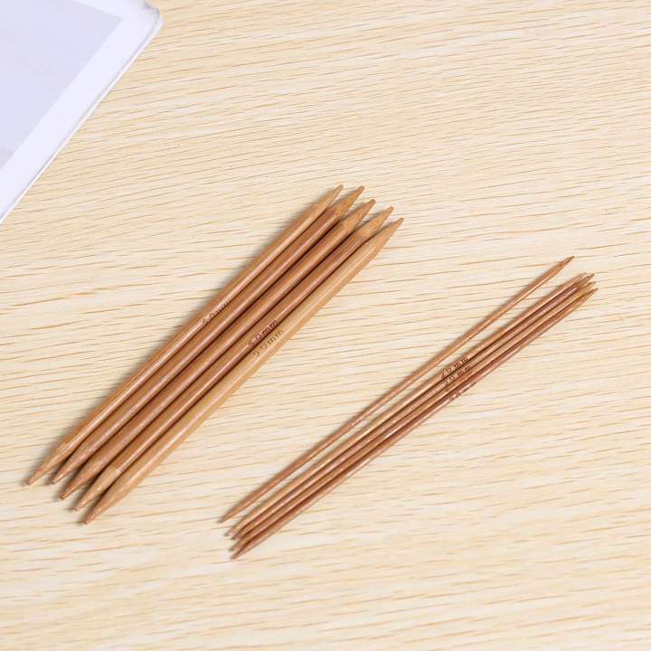 5%20Sets%20of%2011%20Sizes%205"%20(13cm)%20Double%20Pointed%20Carbonized%20Bamboo%20Knitting%20Kits%20Needles%20Set%20(2.0mm%20-%205.0mm)%20-%20Image%208