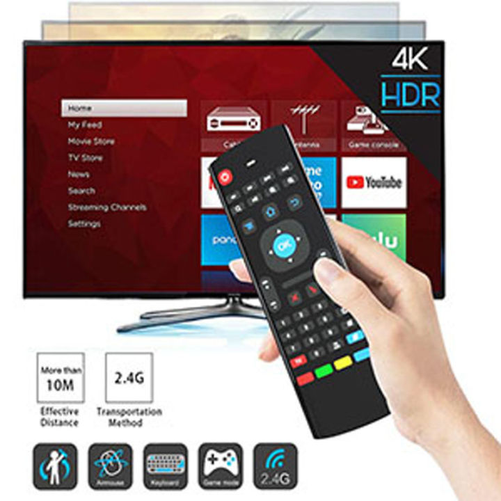 Air Mouse Backlight Wireless Keyboard 2.4G Remote Control IR Fly Backlit