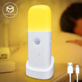 Motion Sensor Night Light Indoor, USB Rechargeable Dimmable LED Light,Portable Motion Activated Night Lamp for Kids Room Bedroom.