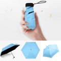 Mini Umbrellas For Rain And Sun Protection Lightweight Pocket Umbrella Anti-UV 5-Folding Small Size Umbrellas Paraguas For Girl. 