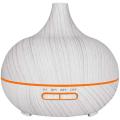 300Ml Electric Humidifier Aroma Oil Diffuser Ultrasonic White Wood Grain Air Purifier For Home Uk Plug.