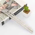 Stainless Steel Protractor Scale Ruler Architectural Pointer Angle Ruler Geometry Drafting Tools for School Students Design 2022. 