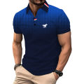 Men New Fashion Casual Short Sleeve Tops Polol Shirt ..