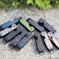 Key Organizer Compact Holder Metal Key Chain Minimalist key case holder for keychain Secures 1-5 Keys.