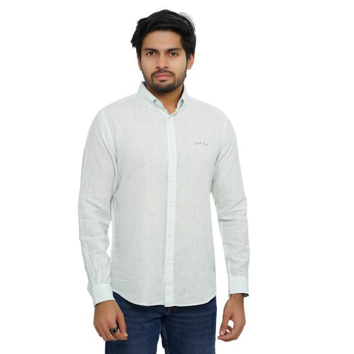 Gentle Park White Casual Shirt