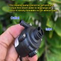 Ultra-quiet DC 12V 5.6W 2M 180L/H Flow Rate Waterproof Brushless Pump Mini Submersible Water Filter Fish Tank Fountain Pump.