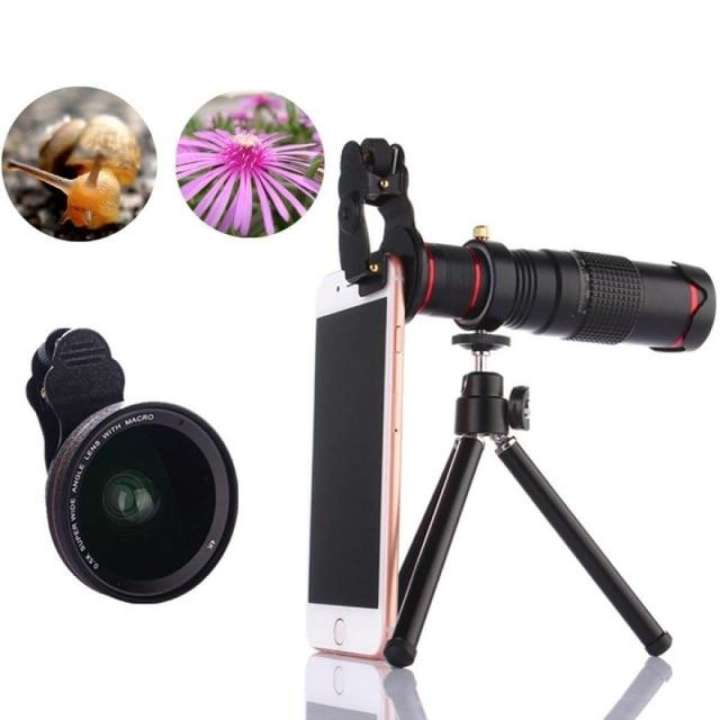 HD 4K 26x Zoom Mobile Phone Telescope Lens Telephoto External Smartphone Camera Lenses