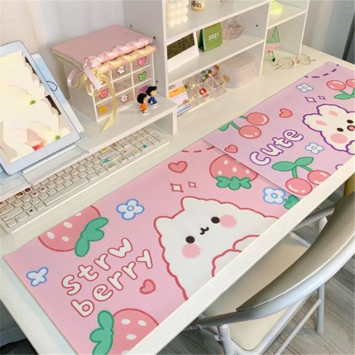 1pc%20Kawaii%20Mouse%20Pad%20Large%20Cherry%20Bunny%20Non-slip%20Desktop%20Table%20Mat%20Student%20Desk%20Mat%20Cute%20Bear%20Bunny%20Mouse%20Pad%20Large%20Game%20Mat%20-%20Image%205