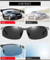 VEITHDIA Sunglasses Aluminum Men Polarized UV400 Lens Rectangle Rimless Driving Fishing Sun Glasses Sports Eyewear For Male 6535. 
