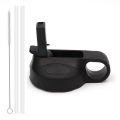 Aquaflask for hydro flask Accessories Straw Lid Cap with Straw Brush Set for 12-64oz Wide Mouth Staw Lid Water Bottle Stainless Steel Vacuum Flask Tumbler. 
