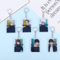 Jujutsu Kaisen Anime Figures Gojo Satoru Geto Suguru Cosplay Acrylic Key Chains BAWEI. 