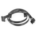 2x 5Pin 1 to 3 Peripheral 4 Pin Molex IDE/15 Pin SATA 5P PSU Power Supply Cable for Cooler Master V550 V650 V700 V750. 