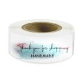 1Roll/120Pcs Thank You Stickers For Envelope Sealing Labels Stationery Supplies Handmade Wedding Gift Decoration Sticker. 