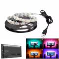 USB LED RGB Strips light 5V desk Decor lamp For Pc TV Background Lighting SMD3528. 