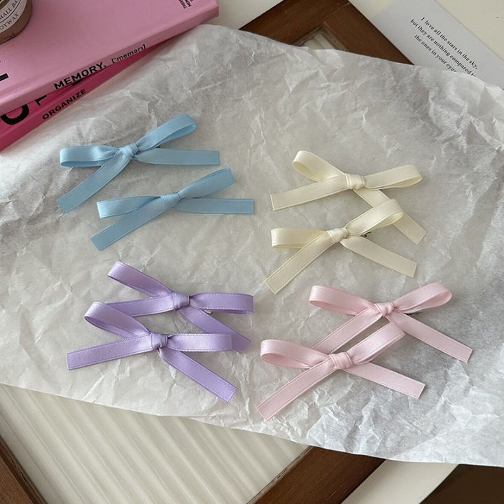 2PCS%20Bowknot%20Hair%20Clip%20Sweet%20Ribbon%20Bow%20Hairpin%20Bangs%20Clip%20Hair%20Accessories%20Mystic%20-%20Image%204