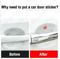 8Pcs/Set Car Door Protector Car Door Handle Anti-Scratch  Durable Soft PVC Protective Stickers For Toyota. 