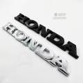 1 X Metal Honda Logo Auto Car Side Fender Rear Trunk Emblem Badge Sticker Replacement For Honda.
