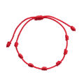 Amazon Lazada Hand Ornament Simple and generous hand-woven adjustable couple friendship red string bracelet. 
