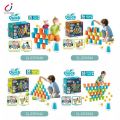 Kids educational toys speed stacking cup 3 in 1 building block pitching ball plastic quick stack folding cup stack up cup toys. 