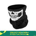 Motorcycle Half Face cover Shield Balaclava. Skull Face Ghost Bandana Cycling Ski Mascara. 