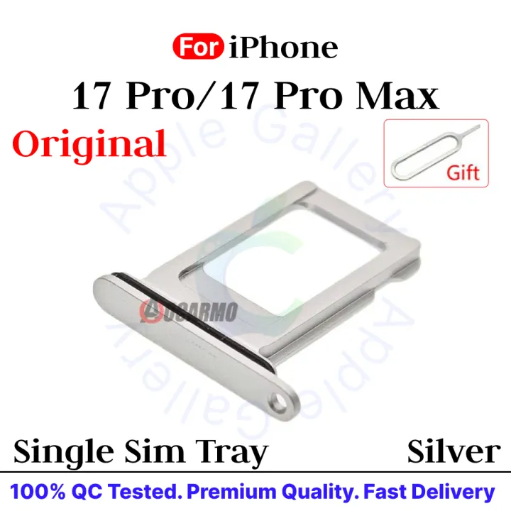 iPhone%2017%20Pro/17%20Pro%20Max%20Single%20And%20Dual%20Sim%20Card%20Tray%20Holder%20Sim%20Adapto%20Replacement%20Parts%20-%20Image%206