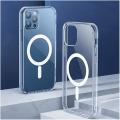 For iPhone 13 Pro max Magsafe Magnetic Wireless Charging Case Clear Shockproof Soft Silicone Protect Back Cover.